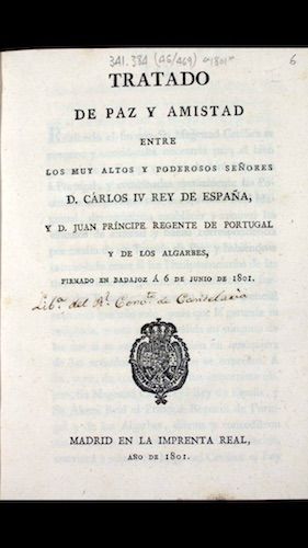 Tratado de paz en Badajoz