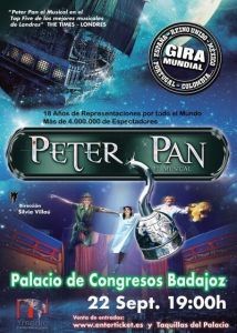 Peter Pan el musical en Badajoz
